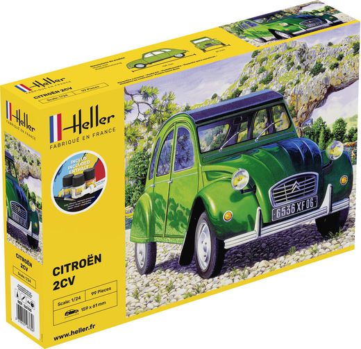 Maquette de la voiture Citroen 2 CV - Heller 56765