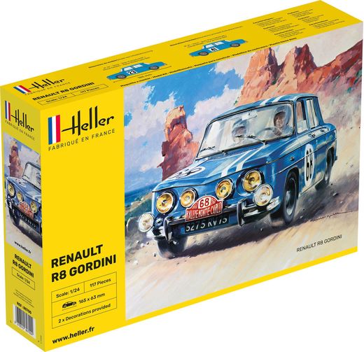 Maquette voiture : Renault R8 Gordini - 1/24 - Heller 80700