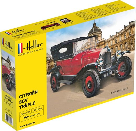 Maquette voiture de collection : Citroën Trefle - 1:24 - Heller 80702