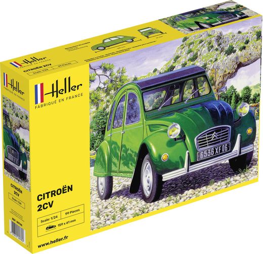 Maquette de la voiture Citroen 2 CV - Heller 80765