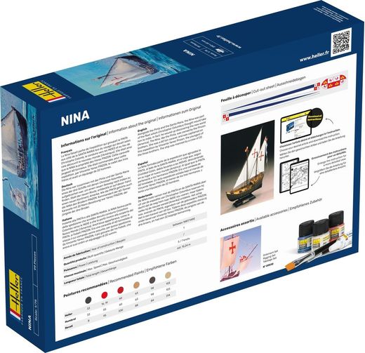 Maquette de voilier : Nina - Heller 80815