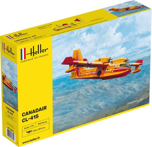 Maquette d'avion : Canadair CL 415 - 1/72 - Heller 80370
