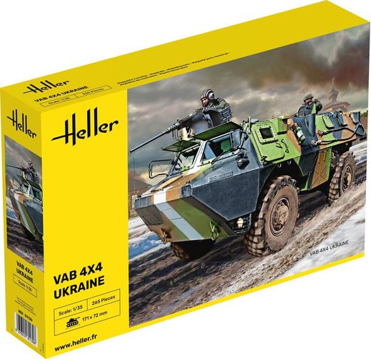 Maquettes militaires : VAB 4x4 Ukraine 1/35 - Heller 81130