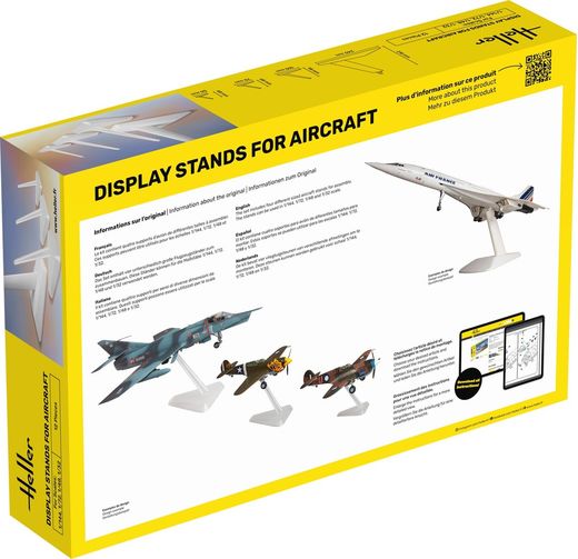 Présentoirs pour maquette : Supports d'avion - Heller 95200