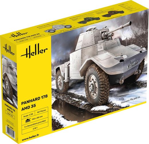 Maquette militaire : Panhard 178 au 1/35 - Heller 30325