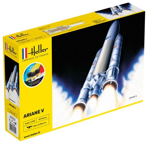 Maquette aéronautique : Starter kit Ariane 5 - 1/125 - Heller 56441