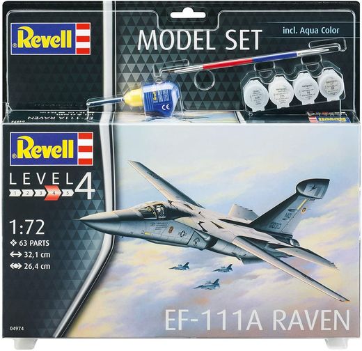 Boîte maquette avion : Model Set EF-111A Raven - 1:72 - Revell 64974