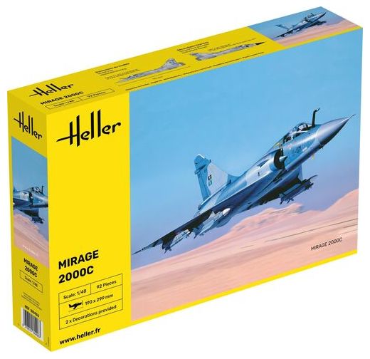 Maquette avion militaire : Mirage 2000 C 1/48 - Heller 80426