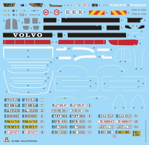 Maquette automobile : Camion Volvo FH 1/24 - Italeri 3962