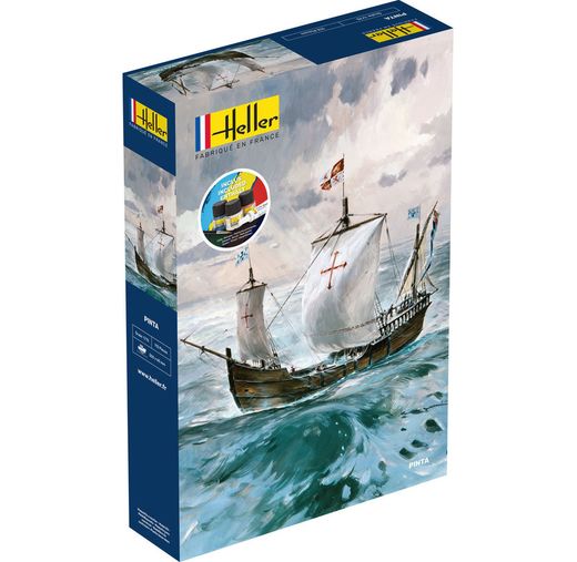 Maquette voilier : Starter kit La Pinta 1:75 - Heller 56816