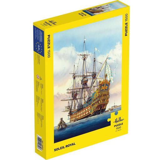 Puzzle 1500 pièces : Trois-mâts Soleil Royal - Heller 20899
