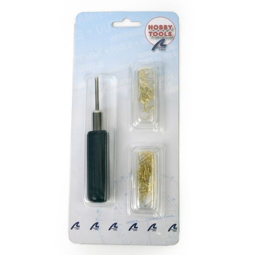 Accessoires modélismes : Coffret Cloueuse + 100 clous de 5 et 10 mm - Artesania Latina 27023-1