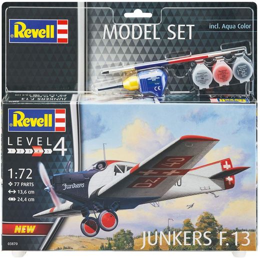 Boîte maquette avion : Model Set Junkers F.13 1:72 - Revell 63870