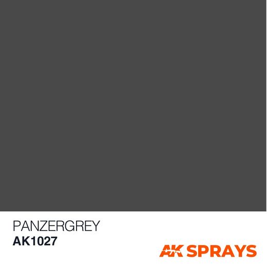 Peinture Spray Gris panzer – AK Interactive 1027