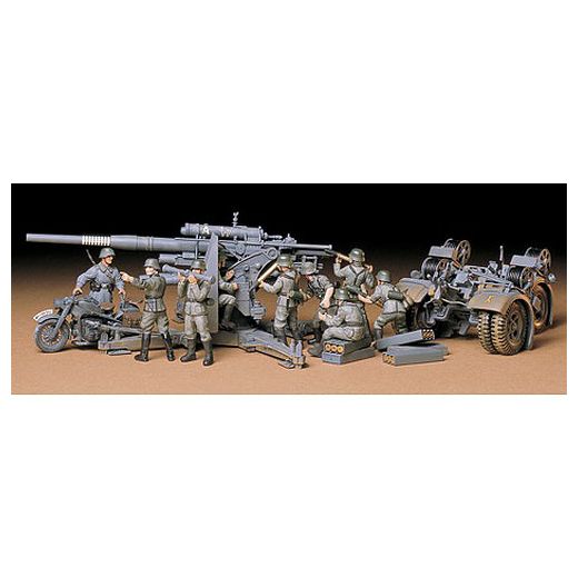 Maquette artillerie allemande - Canon Dca 88 Mm - 1/35 - Tamiya 35017