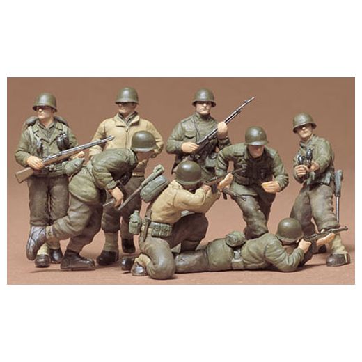 Figurines militaires : Infanterie US front Ouest - 1/35 - Tamiya 35048