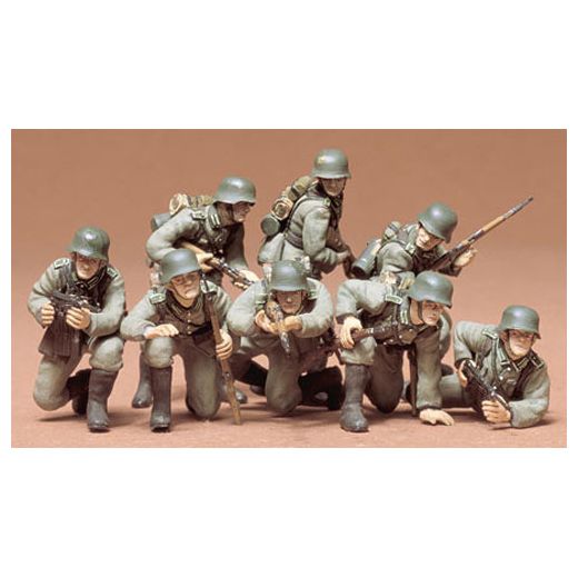 Figurines militaires : Panzer grenadiers allemands - 1/35 - Tamiya 35061