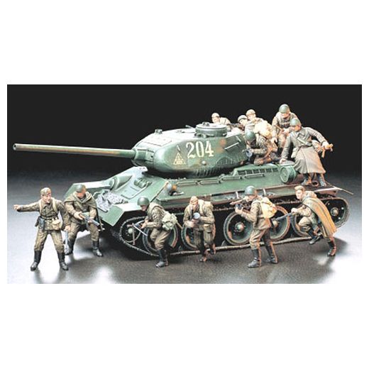 Figurines militaires : Infanterie d'assaut russe - 1/35 - Tamiya 35207