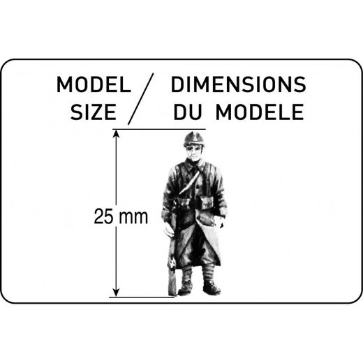 Figurines militaires : Infanterie française - 1/72 - Heller 49602