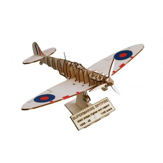 Maquette en bois avion : Art&Wood: Spitfire - Artesania Latina 30215