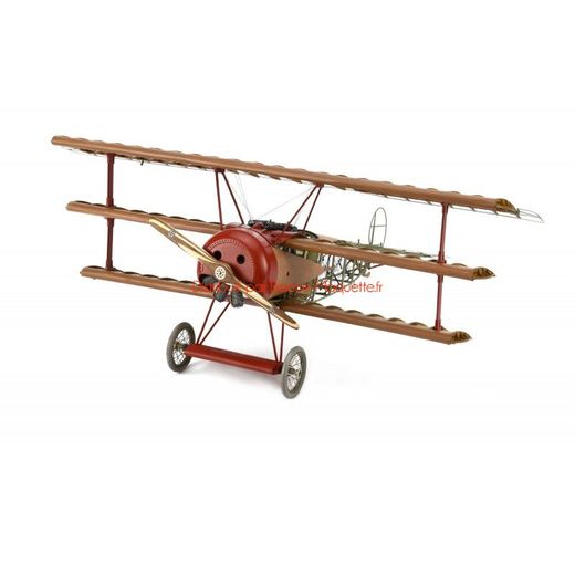 Maquette en bois avion : Fokker Dr.I Triplan du Baron Rouge - 1:16 - Artesania Latina 20350