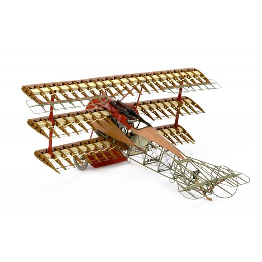 Maquette en bois avion : Fokker Dr.I Triplan du Baron Rouge - 1:16 - Artesania Latina 20350