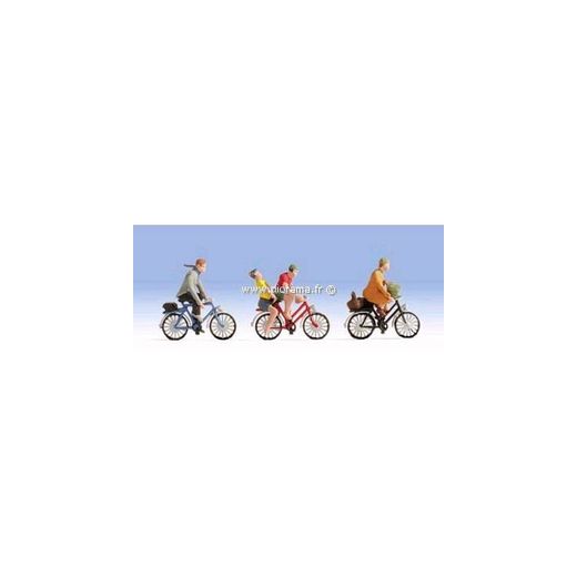 Figurines miniatures :  Cyclistes - Noch 15898