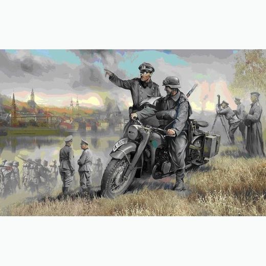 Zvezda 03632 : Motos Allemandes WWII