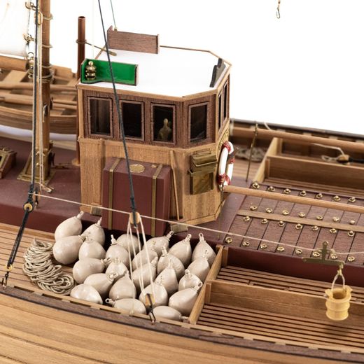 Maquette bateau bois - Bateau de pêche Ecossais Fifie - Amati 1300/09