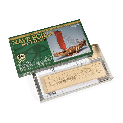 Maquette bateau bois navire égyptien - AMATI 01403 - 1/50