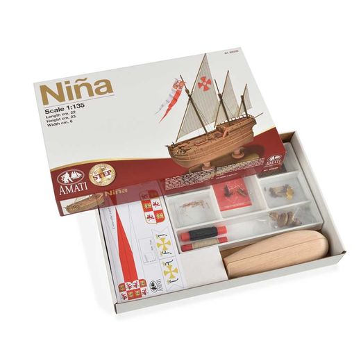 Maquette Heller Nina (accessoires Colle Peinture Inclus)