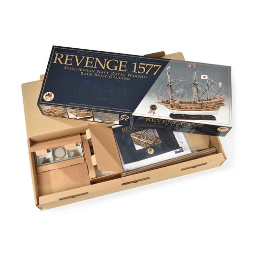 Maquette bateau bois - Galion HMS Revenge 1588 - Amati 1300/08