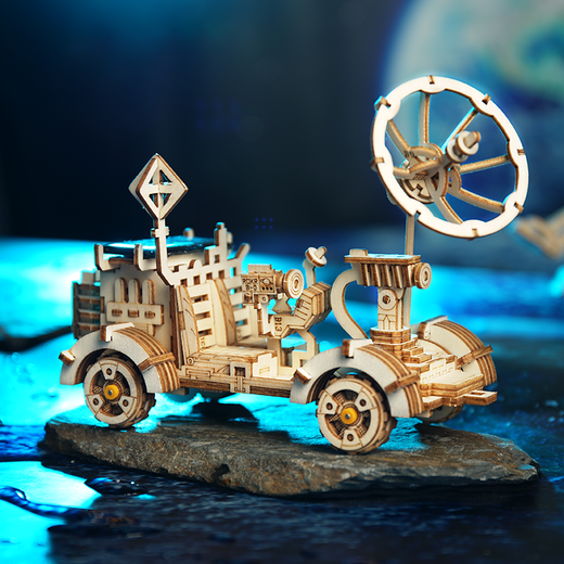 Maquette bois : Voiture d'exploration Rambler Rover - Robotime LS401