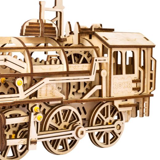 Puzzle 3D / Maquette bois Locomotive - Locomotive LK701