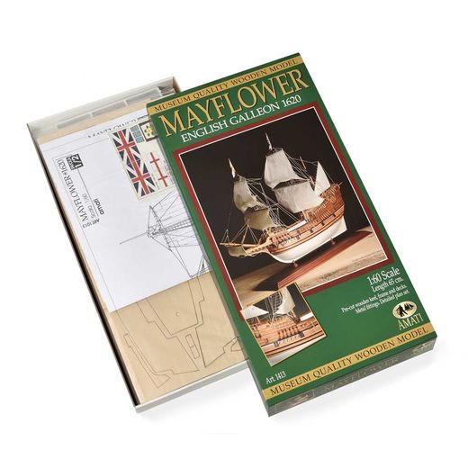 Maquette navire en bois : Mayflower - 1/60 - Amati B1413 1413