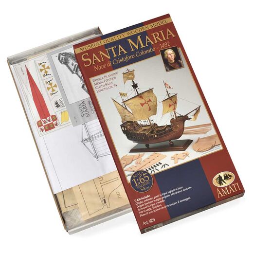 Maquette navire en bois : Santa Maria - 1/65 - Amati B1409 1409