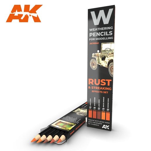 Watercolor pinceaux Set Rust And Streaking - Ak Interactive AK10041