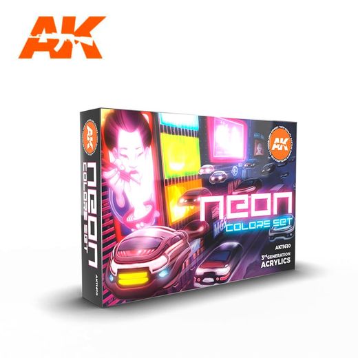Neon Colors Set - Ak Interactive AK11610