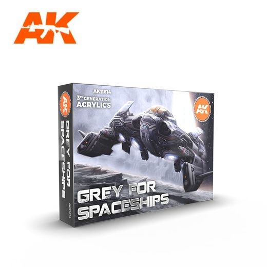 Grey For Spaceships Set - Ak Interactive AK11614