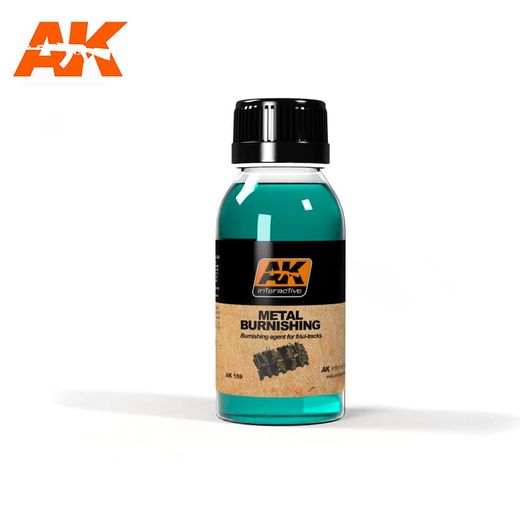 Liquido para Oxidar Orugas metal - Ak Interactive AK159 Liquide pour rouiller les rails métalliques