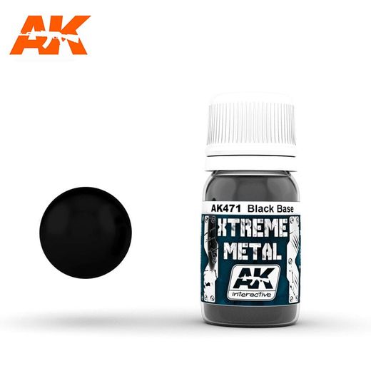 Xtreme Metal Black Base - Ak Interactive AK471