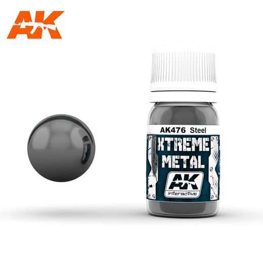 Xtreme Metal Steel-acier - Ak Interactive AK476