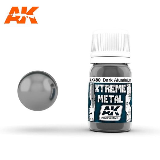 Xtreme Metal Dark noir Aluminium - Ak Interactive AK480