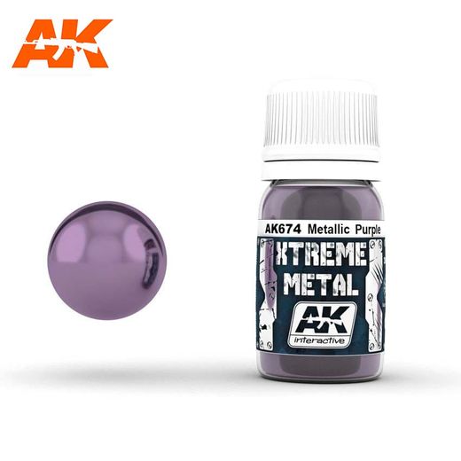 Xtreme Metal Metallic Purple Violet - Ak Interactive AK674
