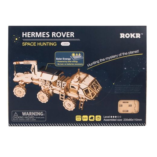 Puzzle 3D / Maquette bois : Robot d'exploration Navitas Rover - Robotime LS50 LS504