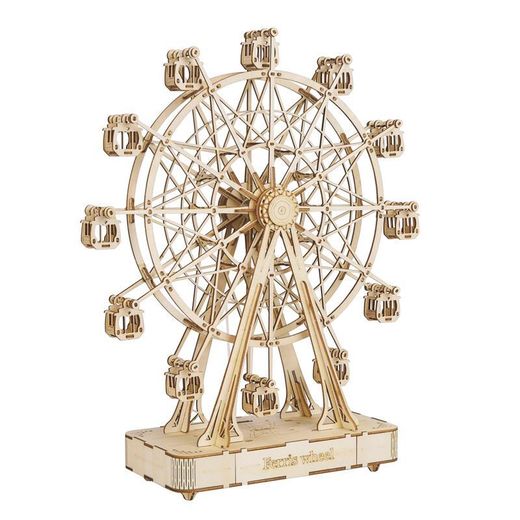 Puzzle 3D / Maquette bois : Grande Roue Musicale - Robotime TGN01