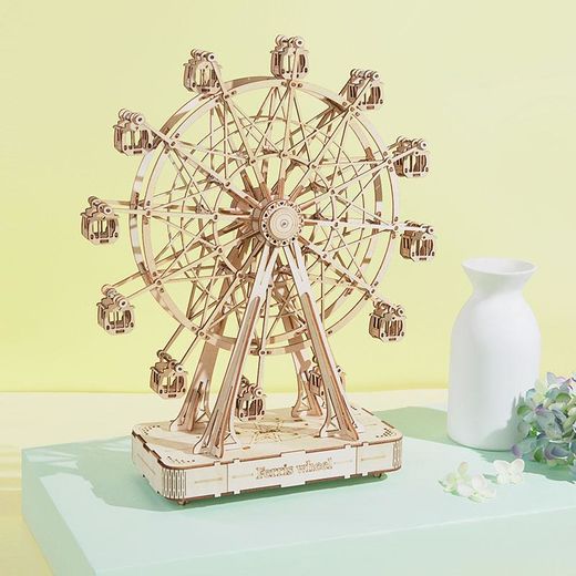 Puzzle 3D / Maquette bois : Grande Roue Musicale - Robotime TGN01