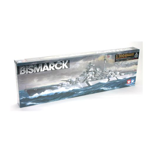 Maquette de navire militaire : Cuirassé Bismarck - 1/350 - Tamiya 78013