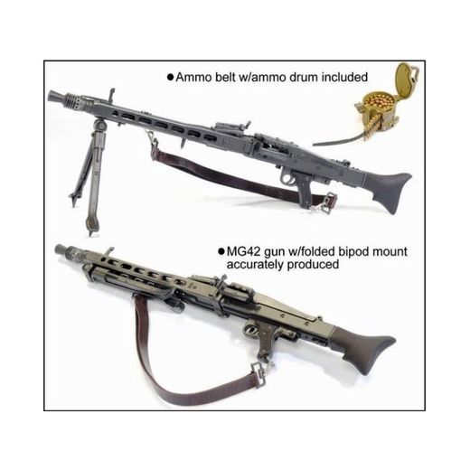 Maquette militaire : Mitrailleuse Allemande MG42 1/6 - Dragon 75017
