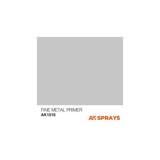 Peinture Spray Apprêt gris pour métal – AK Interactive 1016